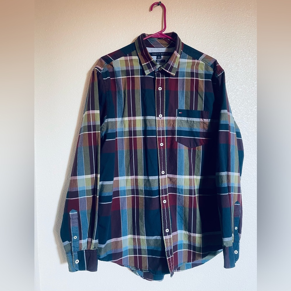 Tommy Hilfiger Men's Multicolor Plaid Shirt